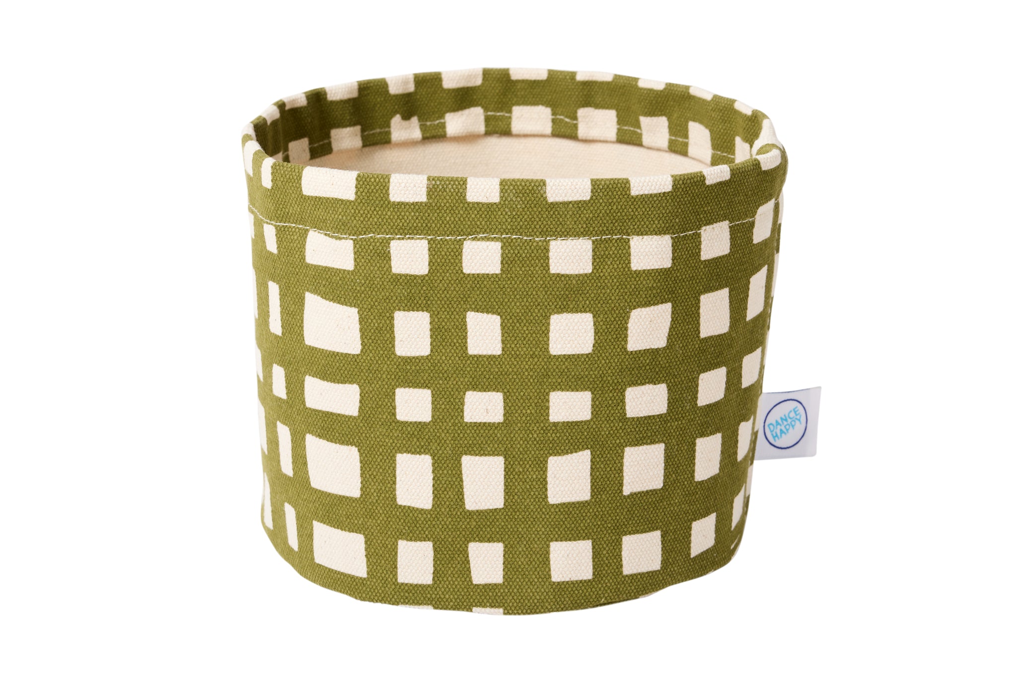 Grid Round Bin/Canvas Planter