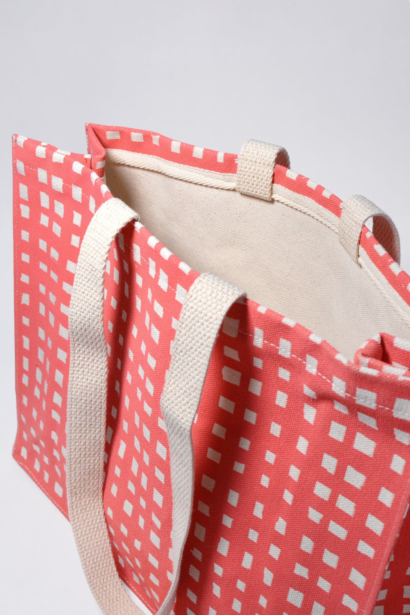 Micro Grid Mini Shopper Tote